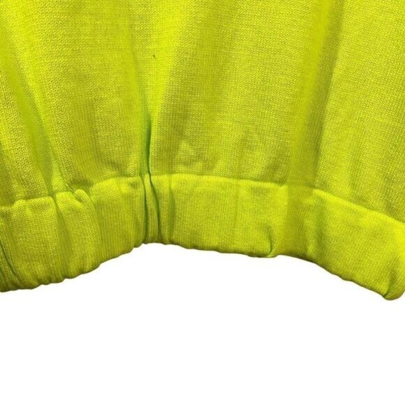 Abound Crop Sweater Blouson Sleeve Knit‎ V-Neck Small - Picture 7 of 8